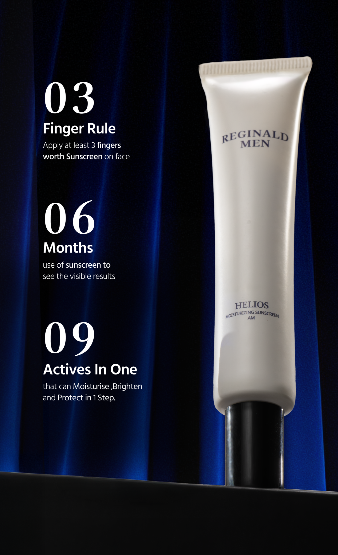 Reginald  Sunscreen - SPF 50 PA+ Brightening & Moisturising Sunscreen