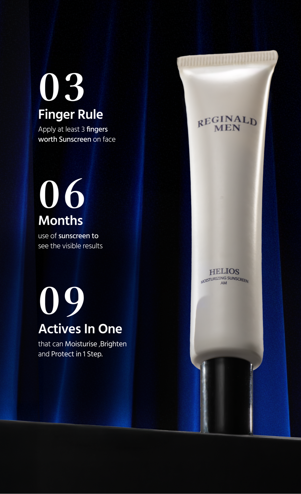 Reginald  Sunscreen - SPF 50 PA+ Brightening & Moisturising Sunscreen