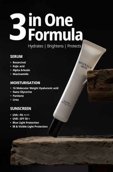 Reginald  Sunscreen - SPF 50 PA+ Brightening & Moisturising Sunscreen